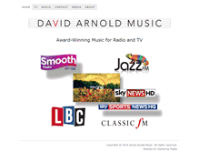 Tablet Screenshot of davidarnoldmusic.com